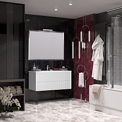 Opadiris Мебель для ванной Рубинно 120 подвесная белая – фотография-2
